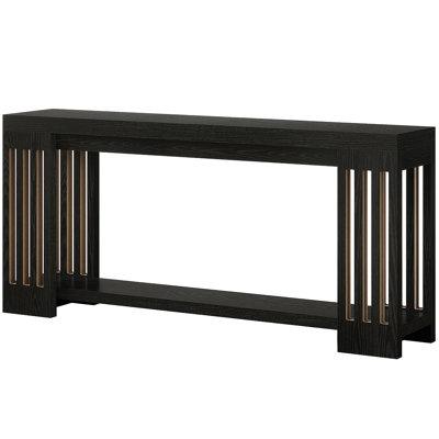 Console Table, 2-Tier Side Table,Sofa Table