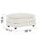 S-Shape Velvet Fabric Ottoman Makeup Stool Footstool-28446528