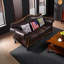 Ensemble de salon configurable en cuir