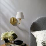 Applique murale ondulée noire Wave