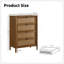 Commode 4 tiroirs Vichy