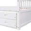 Lit plateforme simple en bois massif avec 6 tiroirs-1435457534