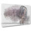 Steel Vocal Microphone In Abstract - Wrapped Canvas Print-55342084