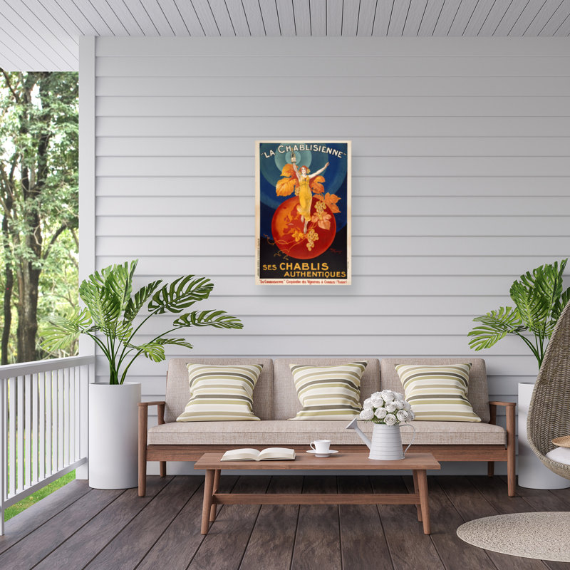 Marcus Jules CHABLIS Outdoor  Canvas, 22" H x 32" W