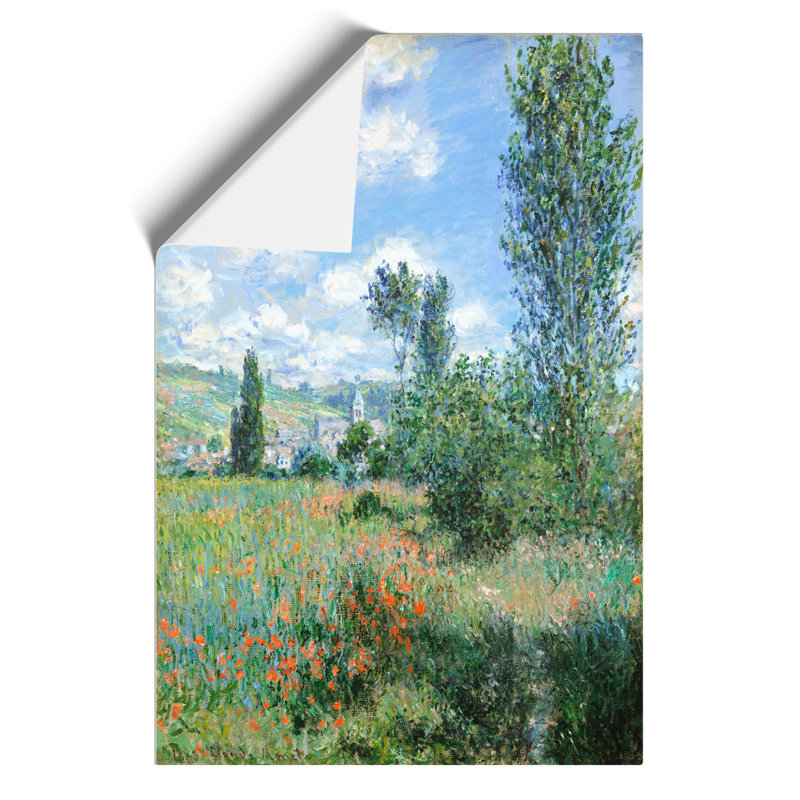 View of Vetheuil by Claude Monet - Frameless Print, 59cm H x 42cm W x 0.1cm D