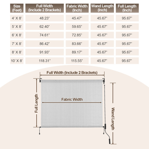 Dimensions du produit
