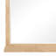Chêne naturel noyer de 44 po X P 38 po Miroir rectangulaire H