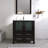 30" Single Bathroom Vanity with Ceramic Sink & Soft-Close Doors & Drawer- Solid Wood Frame & Easy-Clean Design-13610667-13610666