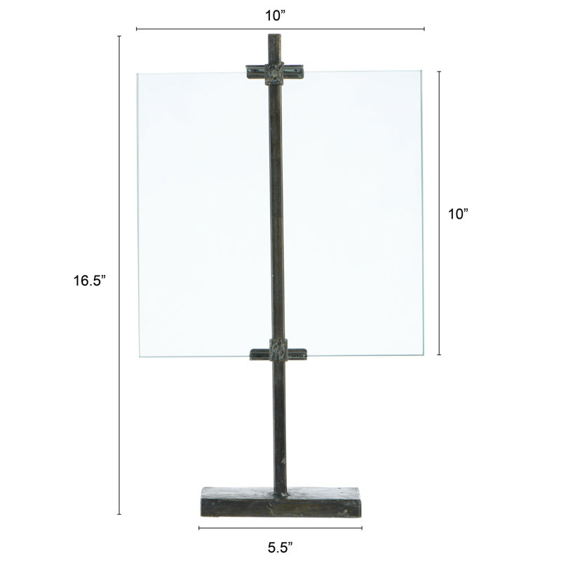 Clear Metal Matte Picture Frame