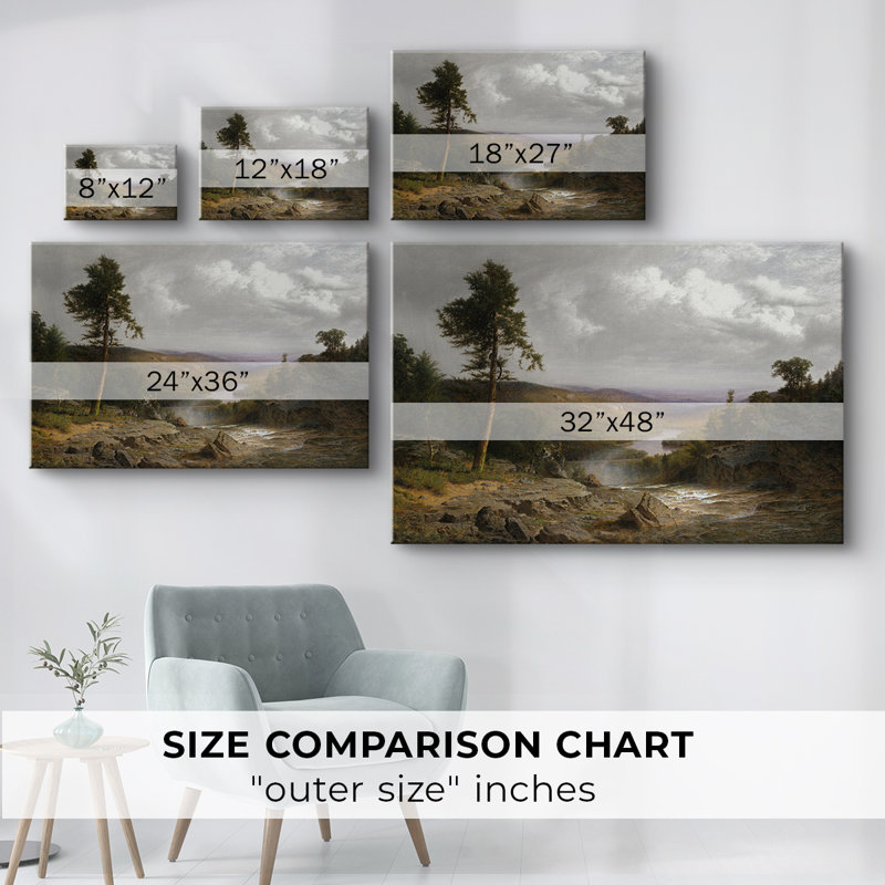 Paysages rétro-Mxiii - Cavas enveloppés de galerie, 18 x 27