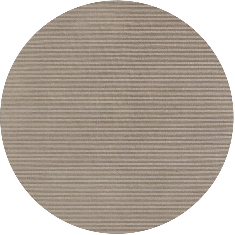 Tapis brun Krumm, Rond 5 pi