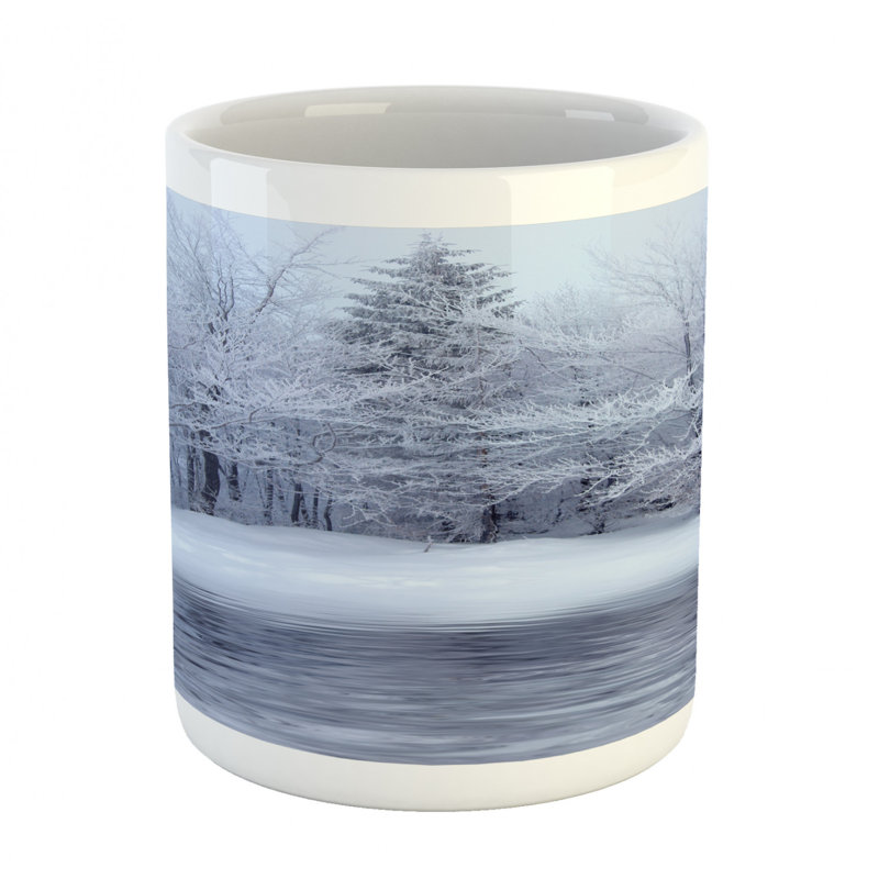 Grande tasse à café congelée lake