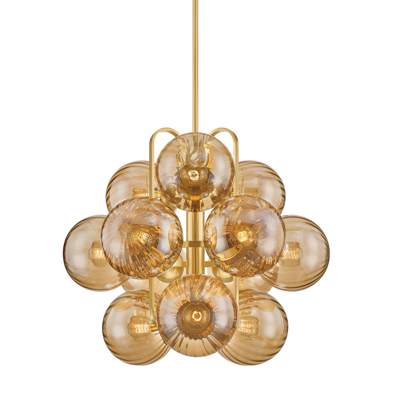 Cronus Chandelier, 12, 34.25" H x 34" W x 34" D