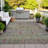 Machine Washable Indoor/Outdoor Xhevrie Green Rug-111946667