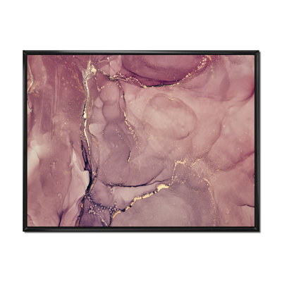 " Translucent Purple Marble Abstract "