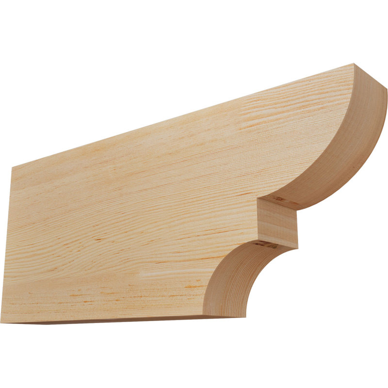 Queue de chevron lisse Ridgewood, Sapin de Douglas, H 10 po x l 3 1/2 po x L 24 po