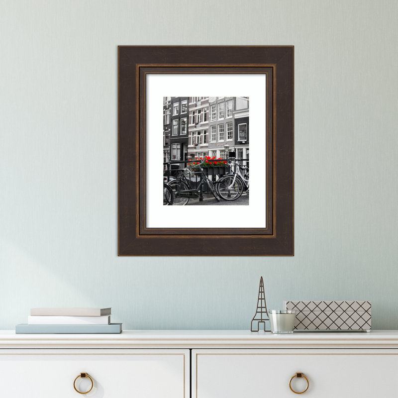 Cadre photo simple en bois Pruitt, 8 po x 10 po