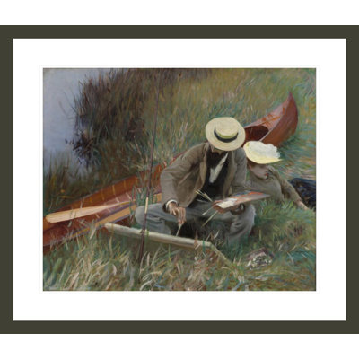 «An Out-of-Doors Study» par John Singer Sargent, impression giclée encadrée