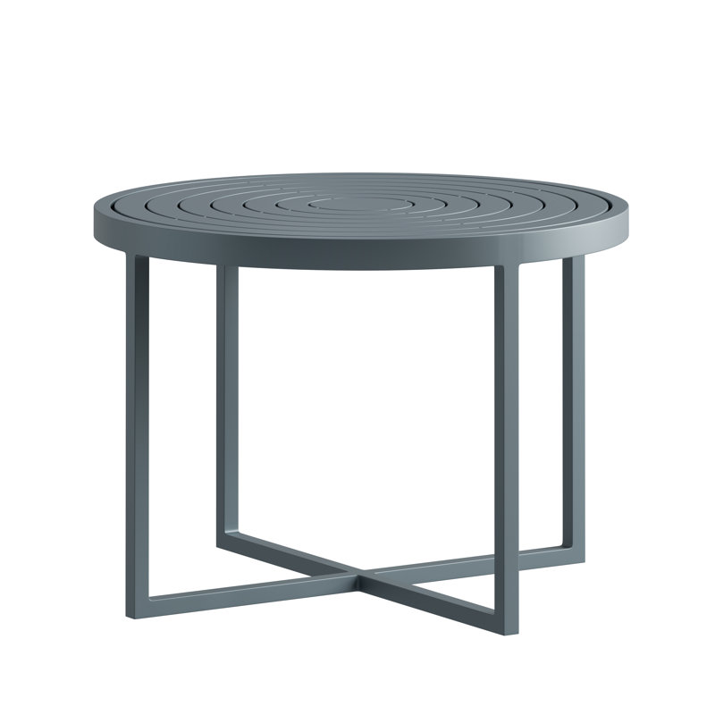 Round Dining Table, Glacier Blue