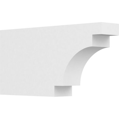 3"W x 8"H x 16"L Standard Mediterranean Architectural Grade PVC Rafter Tail