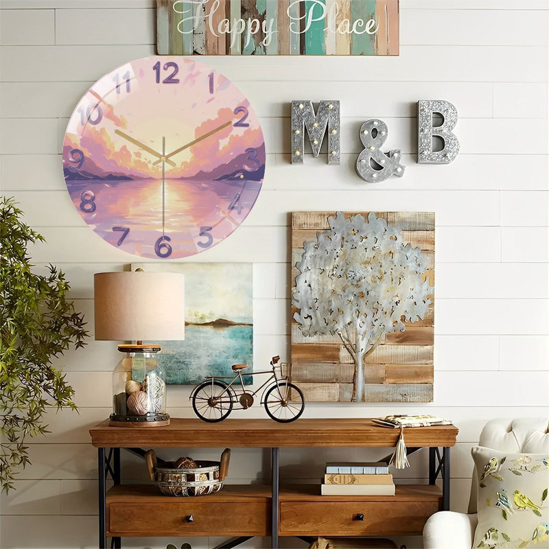 Horloge murale 12 po