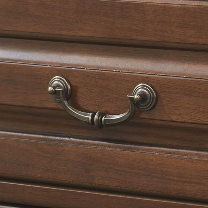 Commode d'appoint en bois d'hévéa style Simple