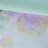 Watercolor Tie Dye Printed Comforter Set With Throw Pillow