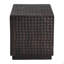 Table d'appoint d'extérieur, cube de table de bout de patio, table basse cannelée MGO-996691222