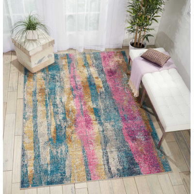Tapis gris bohémien Augusta