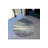 Blue Gray Abstract Patterned Woven Base Modern Decorative Carpet-1315091867