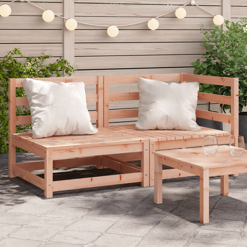 Vidaxl Garden Sofa 2-Seater Solid Wood Pine
