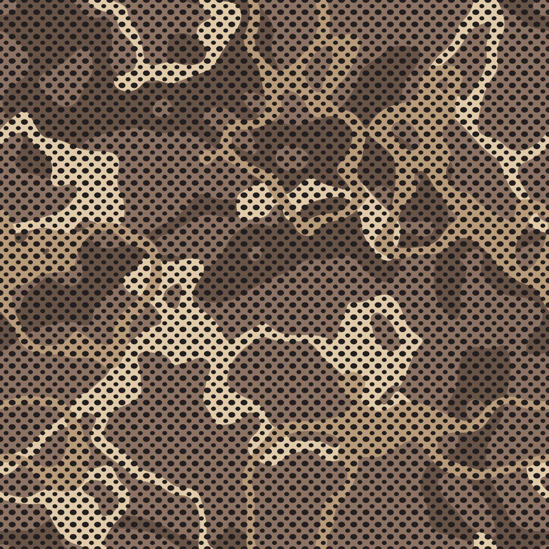 Papier peint adhésif camouflage militaire N016076