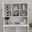 Armoire de salle de bain à deux compartiments inclinable et sale, une solution de rangement compacte et élégante pour les intérieurs modernes
