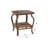 Aluminum 2-Tier Side Table With Pe Rattan Storage Shelf-243064429