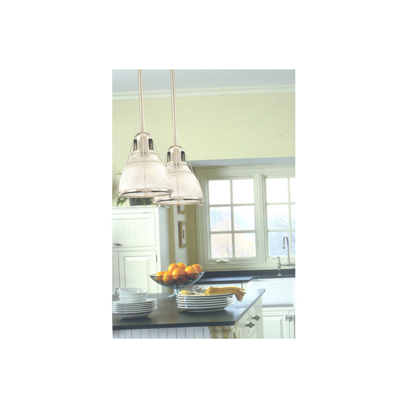 Haverhill 1 - Light Pendant, Aged Brass, Clear