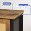 Commode tissée 4 tiroirs