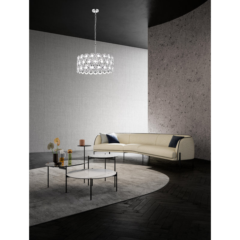 Abdella 7 - Light LED Crystal Pendant