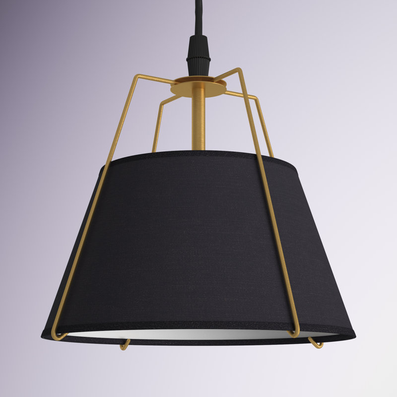 Gatsby 1 - Light Single Pendant, Gold, Black