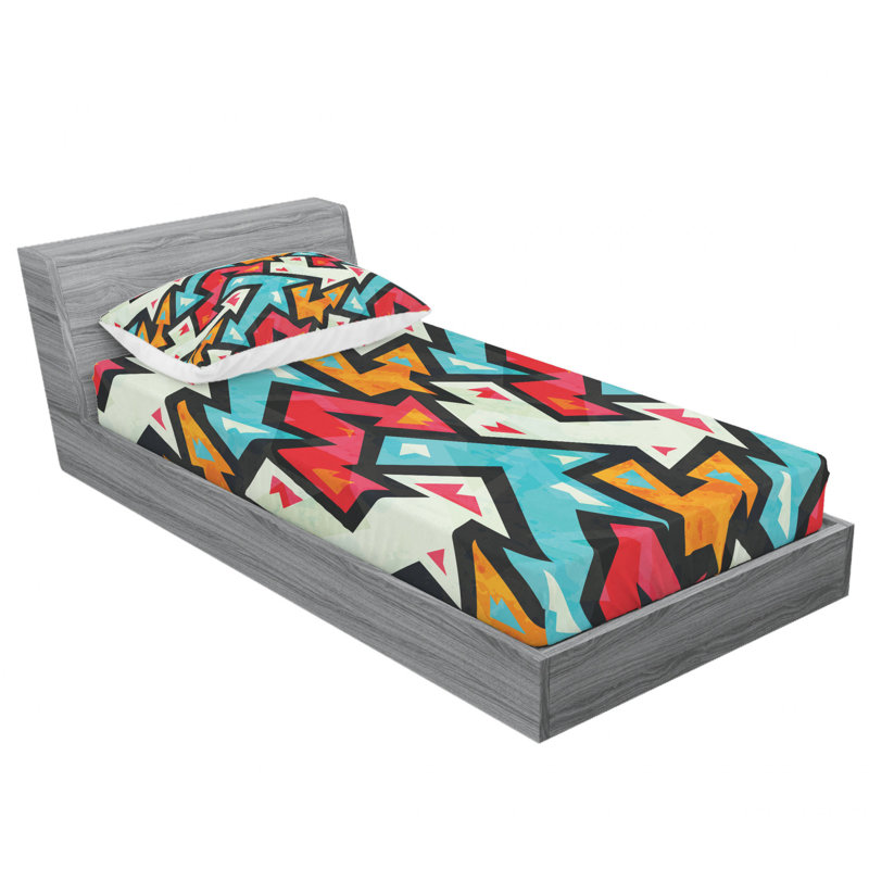 Ensemble de draps Arrow, Ensemble de draps pour lit simple avec drap-housse