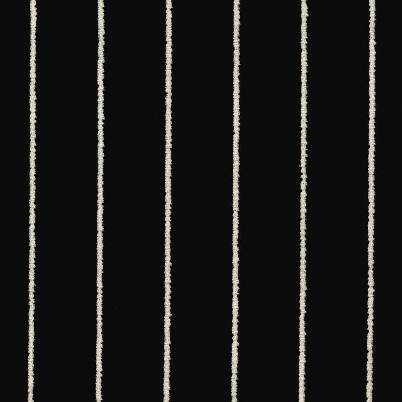 Maxton Striped Throw Pillow, Feather, Black, Rectangle 14"H x 26"W