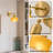 Vintage Wall Sconce With Colorful Glass, Modern Wall Light 180 Degrees Adjustable-244273478