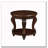 22'' Retro Round End Table-1579385098