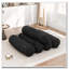 Chaise de plancher ajustable, canapé en velours côtelé avec sangles réglables-1491536135