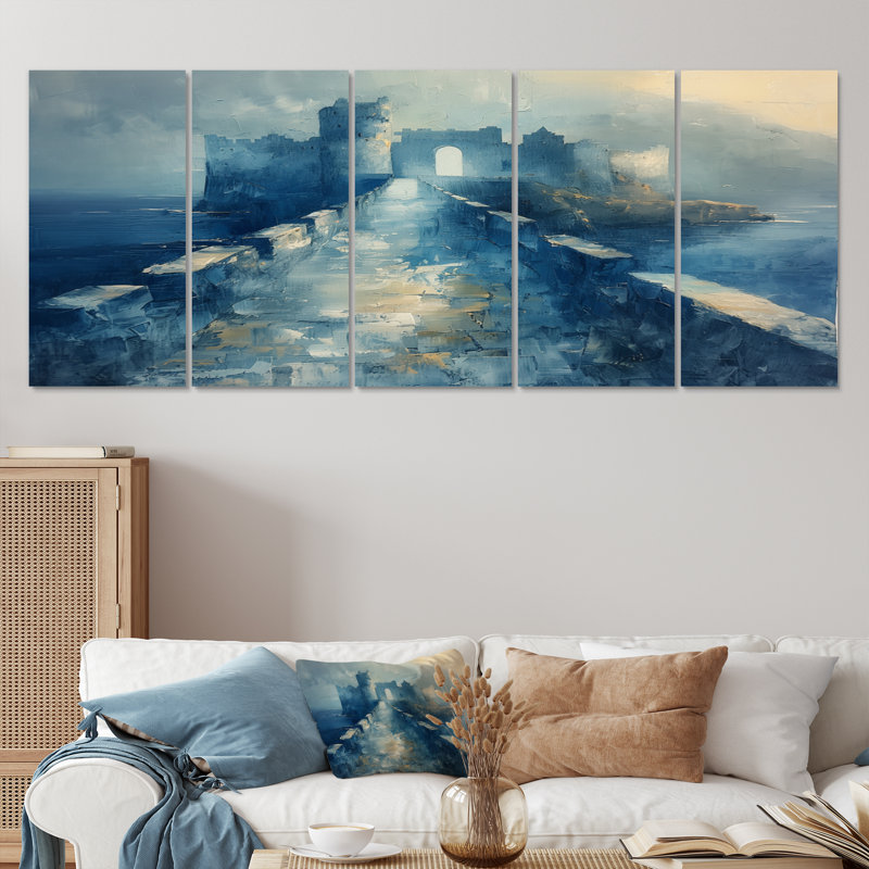 Ensemble d'art mural Lussier - Châteaux, 32" H x  80" W