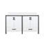 Meuble-lavabo double avec plateau en marbre de culture-515252965