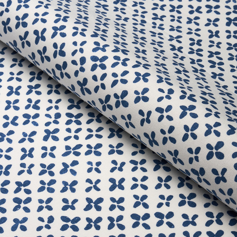 Tissu Emerson, Bleu