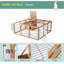 Thoughtfully Crafted Rabbit Hutch for Small Pets, Ensuring Comfort and Play-1013612528