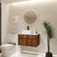 Meuble-lavabo mural moderne de 81 cm (32 po) avec tiroir à fermeture amortie et lavabo en céramique-10814148