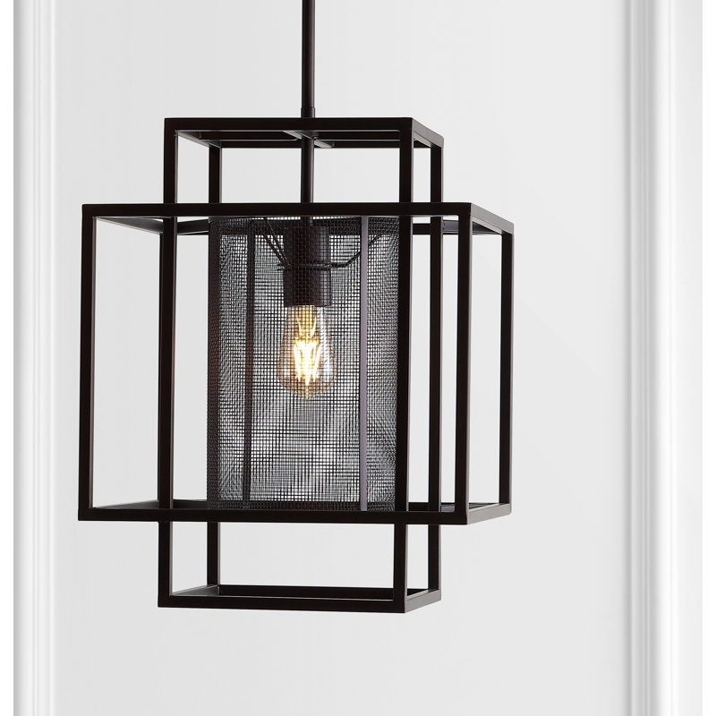 Lustre rectangulaire unique à 1 lumière Tyra