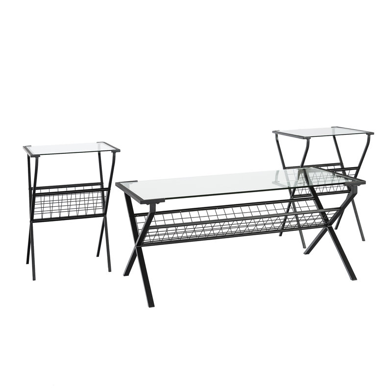 Ensemble de tables basses 3 pièces Glebe